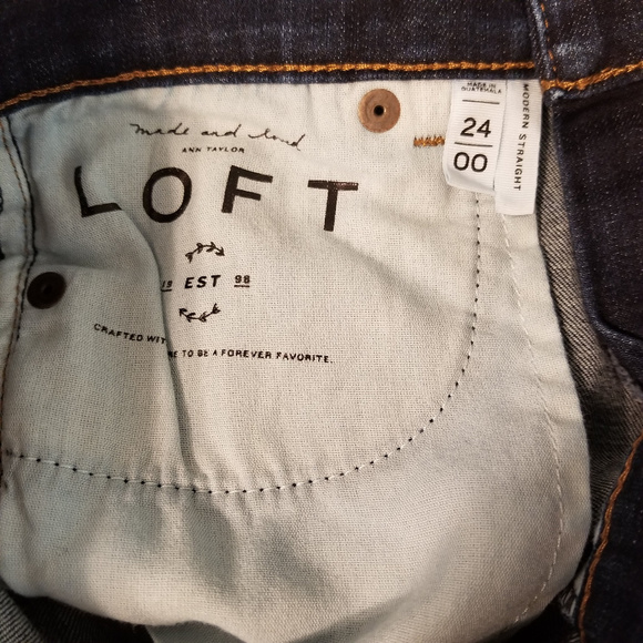 Ann Taylor Loft Women's Jeans Size 24 - Picture 7 of 8